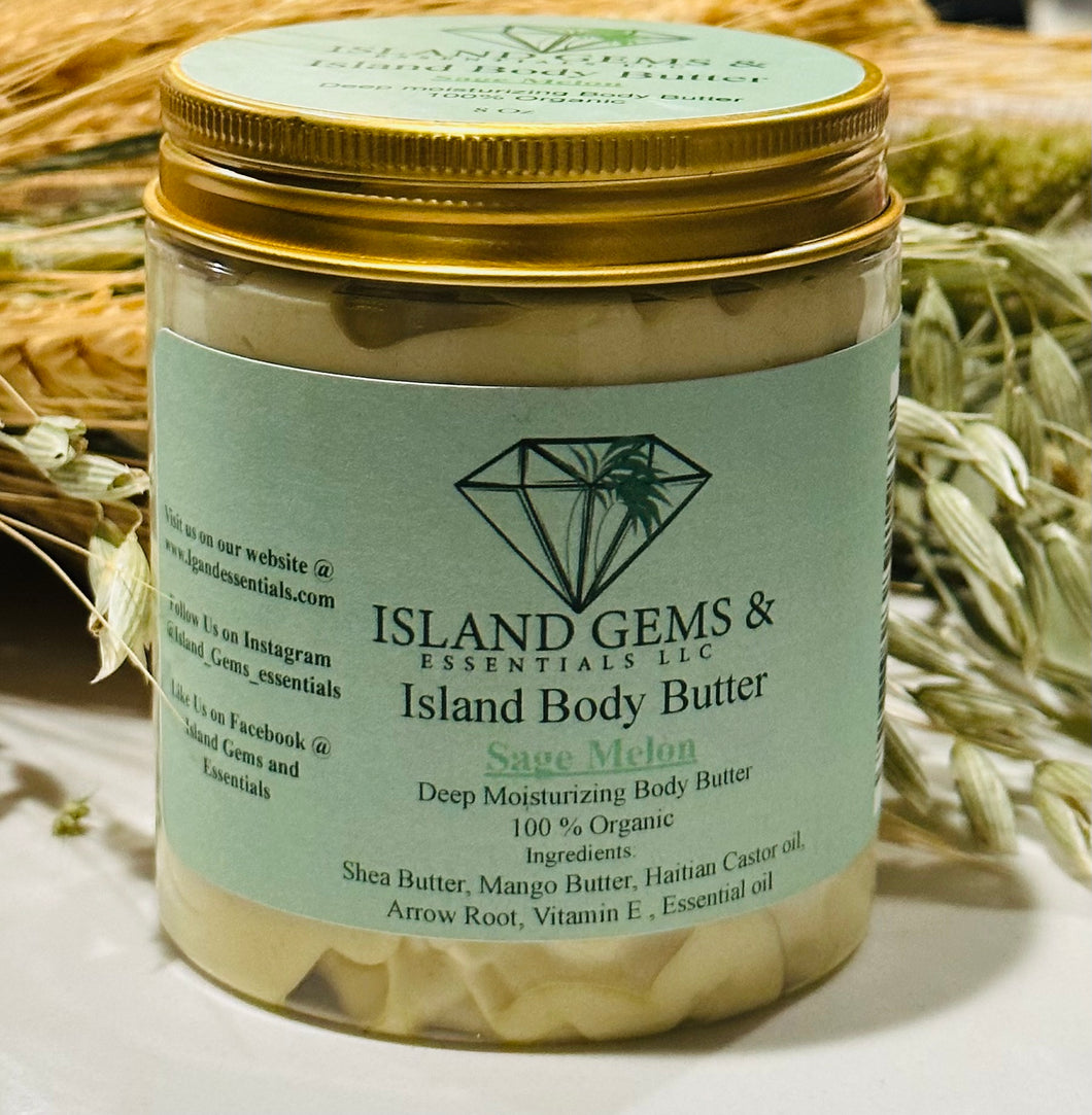 Island Body Butter-Sage Melon