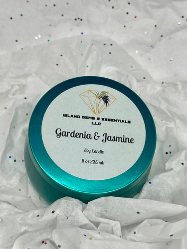 Candle-Gardenia & JasmineIsland Gems and Essentials LLC