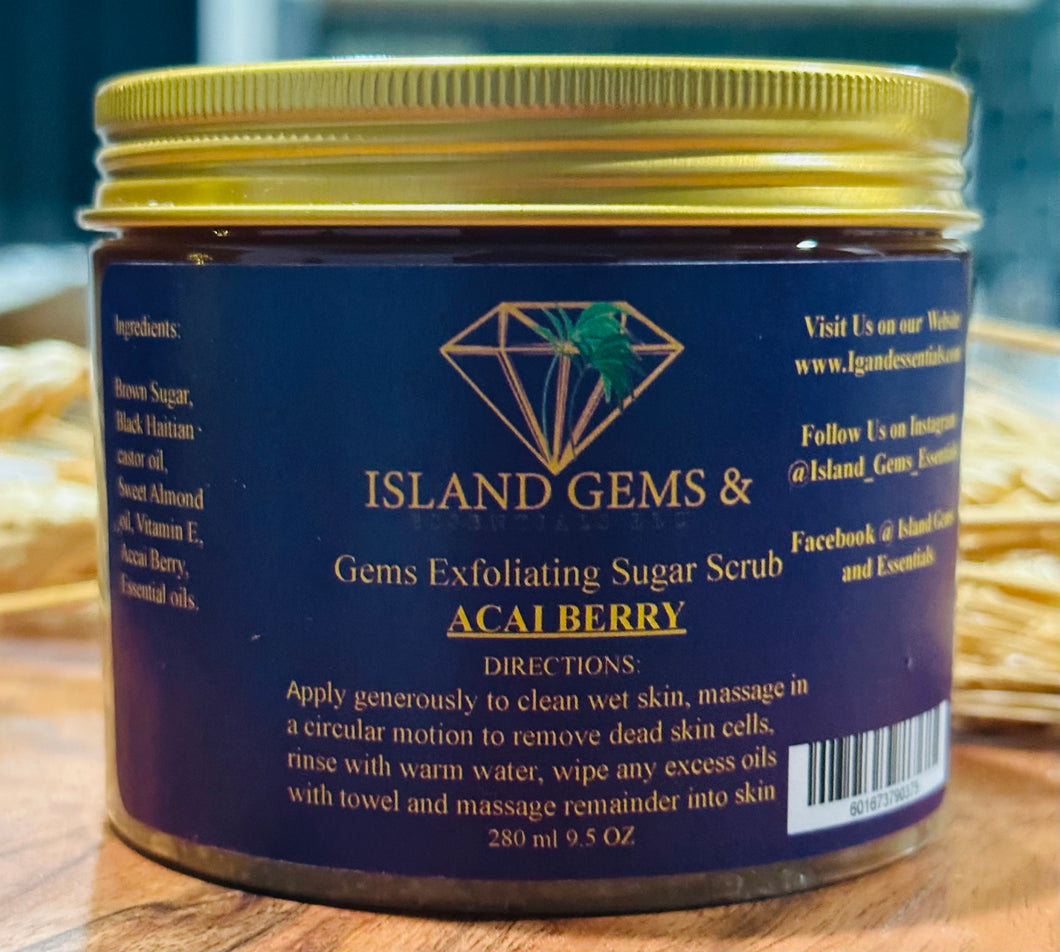 Acai Berry-Gems Sugar Scrubs
